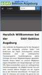 Mobile Screenshot of dav-augsburg.de